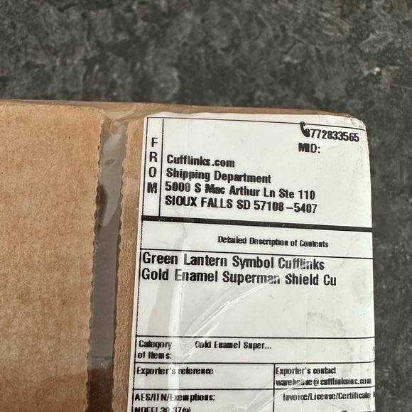 superman and green lantern cufflinks - Picture 4 of 4